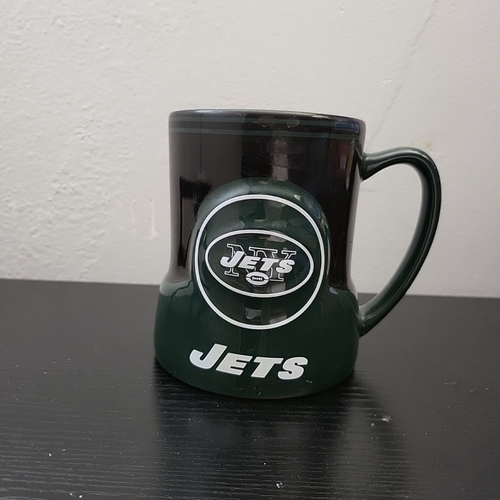 New York Jets Licensed NFL 16 Oz Mug Preowned (A)